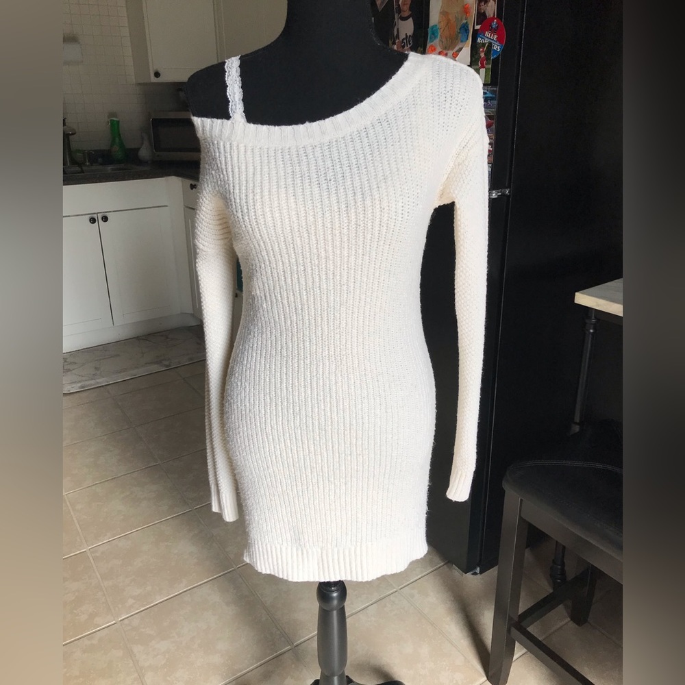 Y2K Hollister ivory sweater dress - Picture 11 of 12